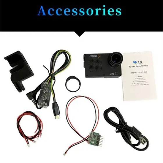 New  Hawkeye Firefly X Lite II FPV CAM 4K Sport Camera 60fps 4/3 1080p H.264 on 34g WiFi Gyroflow for FPV Racing Drone